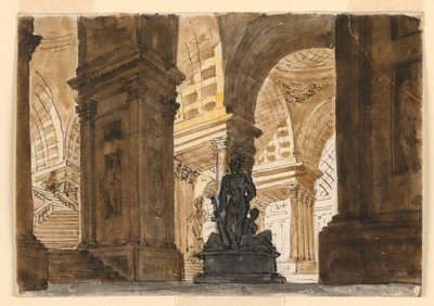 Décor de scène, intérieur d
