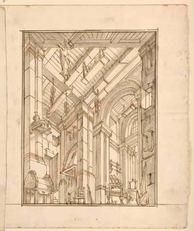 Décor de scène : Intérieur de cuisine - Unknown artist