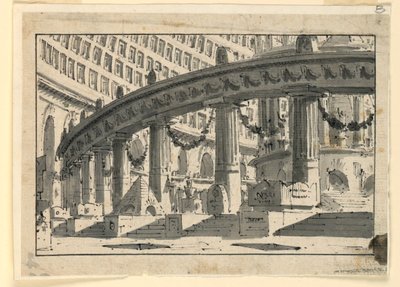 Décor de scène, intérieurs de palais - Unknown artist
