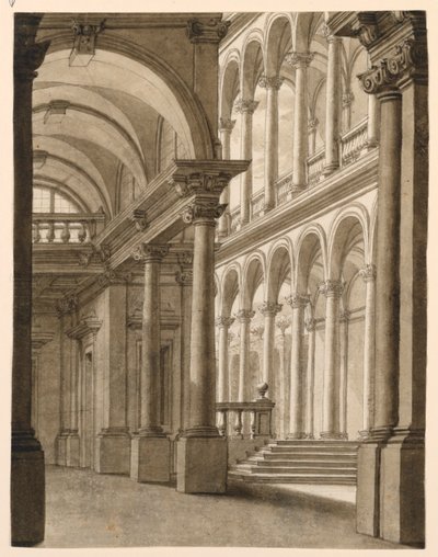 Décor de scène, Portique Renaissance - Unknown artist