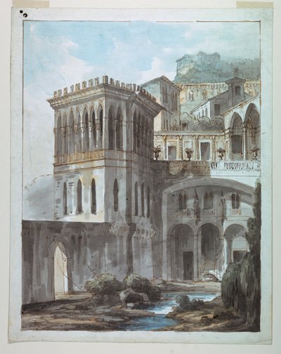 Décor de scène, vue d