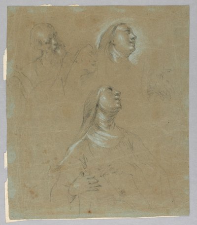 Études pour des figures saintes - Unknown artist