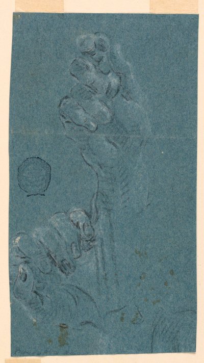 Étude : Une paire de mains - Unknown artist