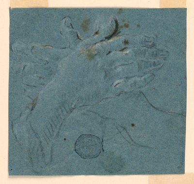 Étude : Une paire de mains, croisées - Unknown artist