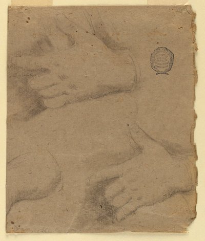 Étude : Trois mains gauches - Unknown artist