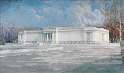 Étude pour la façade sud du Cleveland Museum of Art - Unknown artist