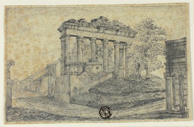 Temple de la Concorde au pied du Capitole - Unknown artist