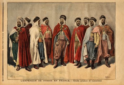 Les chefs arabes et tunisiens, chargés de la garde d