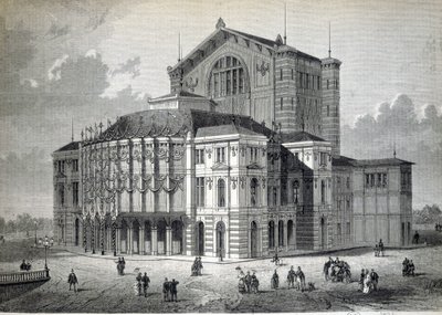 Le Théâtre modèle de Bayreuth, construit à l