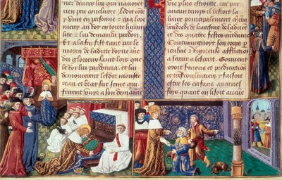 Les vertus chrétiennes du roi Louis IX (Saint Louis) - Unknown artist