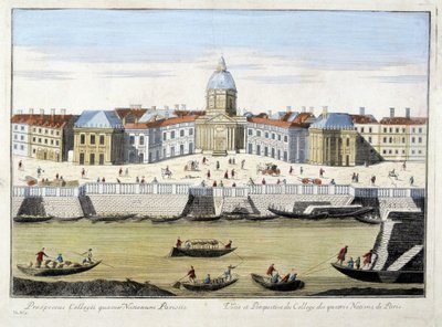 Le Collège des Quatre-Nations - gravure - Unknown artist