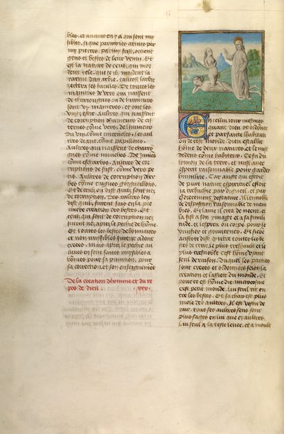 La création d