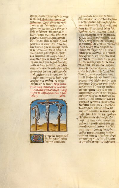 La crucifixion - Unknown artist