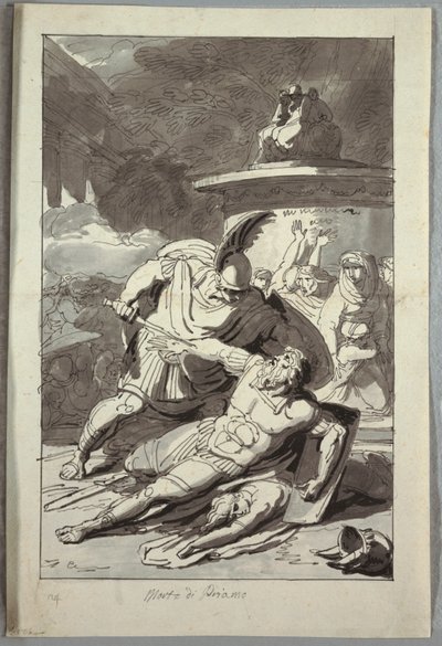 La Mort de Priam - Unknown artist