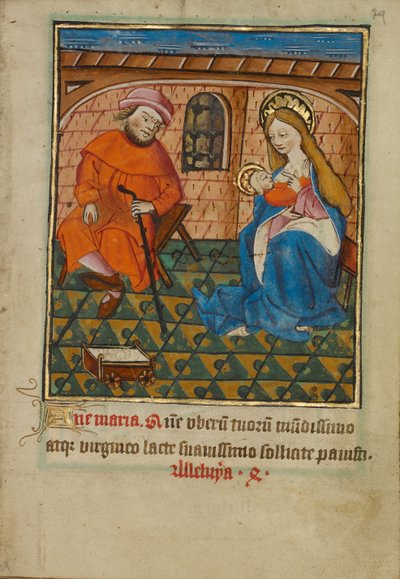 La Sainte Famille à la maison - Unknown artist