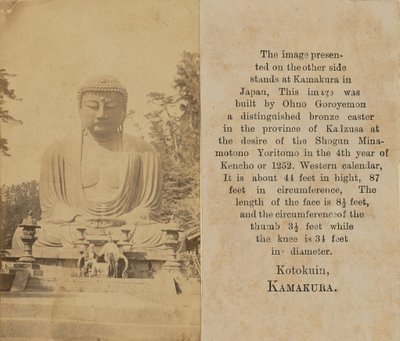 [Le Bouddha de Kamakura] - Unknown artist