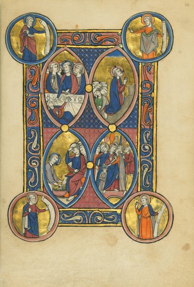 La dernière Cène ; Le Christ lave les pieds des apôtres ; L