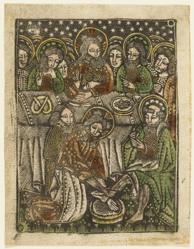 La Cène et le Lavement des pieds des apôtres - Unknown artist
