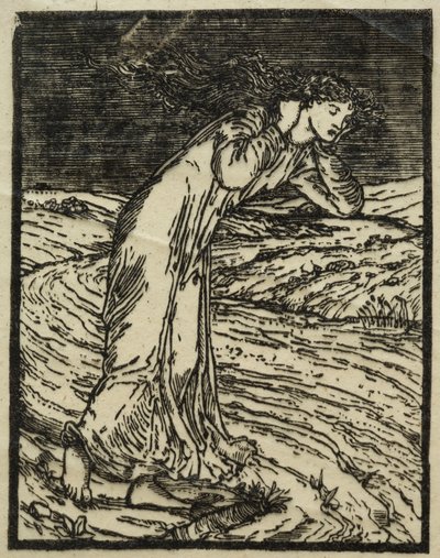 La légende de Cupidon et Psyché : Femme pleurant près d