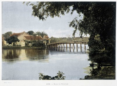 Le Petit Lac à Hanoï - dans « Tour du monde », fin du 19ème siècle - Unknown artist