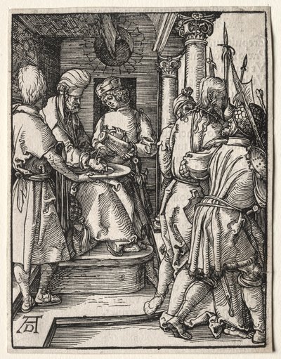 La petite Passion : Pilate se lavant les mains - Unknown artist
