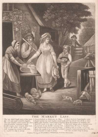 La fille du marché - Unknown artist