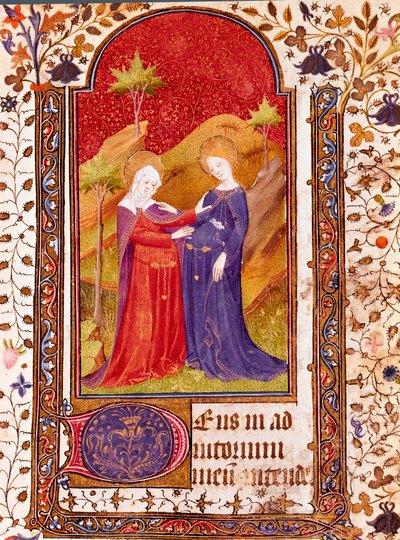 La Visitation Miniature du Livre d