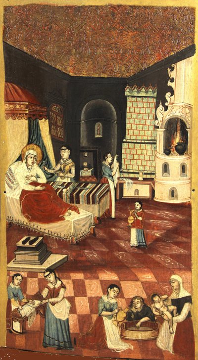 La Nativité de la Vierge - Anonyme - vers 1700 - Unknown artist