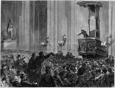 La Commune de Paris en 1871. Club de l