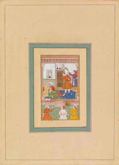 Le Qazi de Hamadan et un jeune homme - Unknown artist