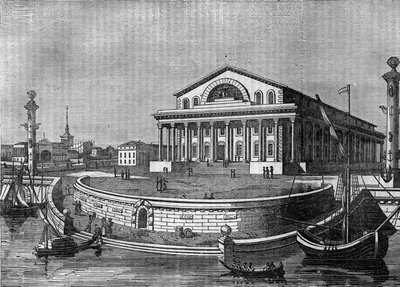 La Bourse de Saint-Pétersbourg en Russie en 1836 - Unknown artist
