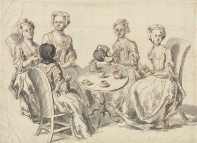La fête du thé - Unknown artist