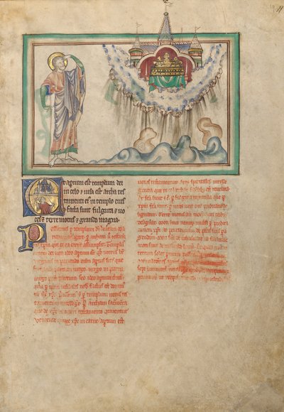 Le Temple de Dieu avec le Tabernacle dans le ciel - Unknown artist