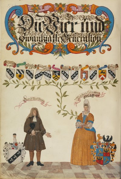 La vingt-quatrième génération, Georg Veit Derrer - Unknown artist