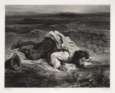Le Brigand Blessé - Unknown artist