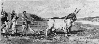 La fondation de Rome (gravure) - Unknown artist