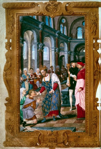 Le roi touche, Dieu vous entend - Unknown artist