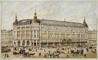 Les environs du Printemps, fin 19e siècle - Unknown artist