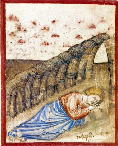 La vision de Joseph, fils de Jacob Miniature tirée du codex 212 (ou codex padovano ou Bible de Padoue) - Unknown artist