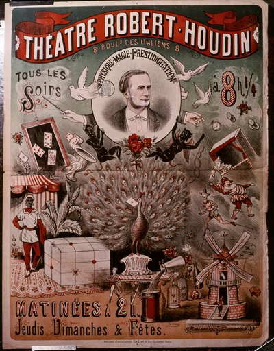 Affiche du Théâtre Robert Houdin, vers 1860-75 - Unknown artist