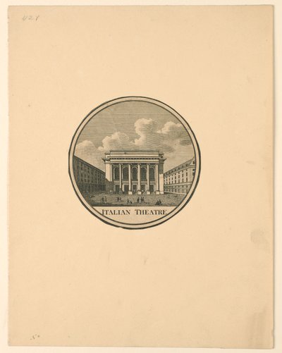 Théâtre des Italiens, Paris - Unknown artist