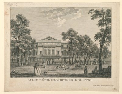 Théâtre des Variétés à Paris - Unknown artist
