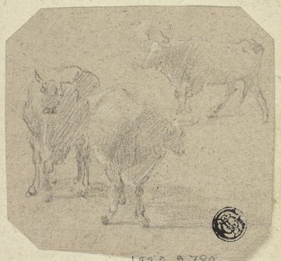 Trois vaches - Unknown artist