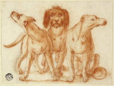 Trois chiens - Unknown artist