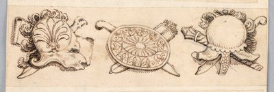 Trois trophées - Unknown artist