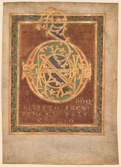 Page de titre du "Tonarius" de l