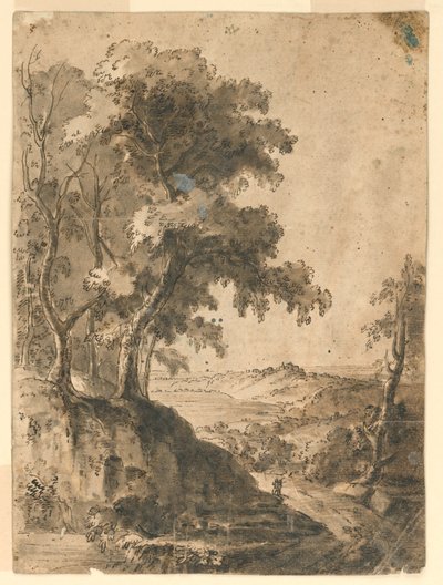 Arbre dans le paysage - Unknown artist
