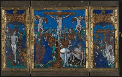 Triptyque avec la Crucifixion, la Flagellation et la Mise au tombeau - Unknown artist