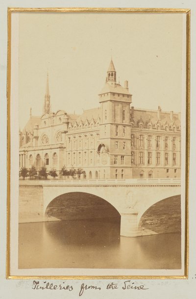 Les Tuilleries depuis la Seine - Unknown artist