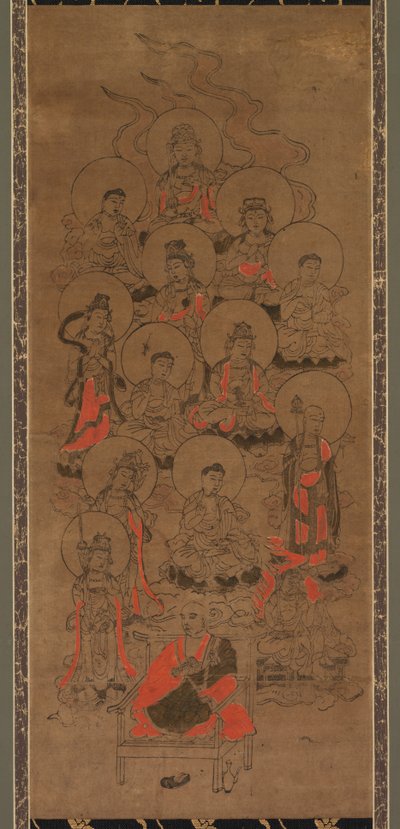 Douze Bouddhas et Kobo Daishi (Jusanbutsu) - Unknown artist
